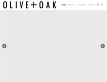 Tablet Screenshot of oliveandoaknyc.com